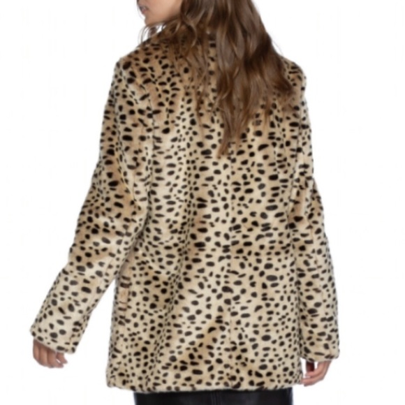 Avec Les Filles Leopard Print Car Coat - Picture 2 of 8